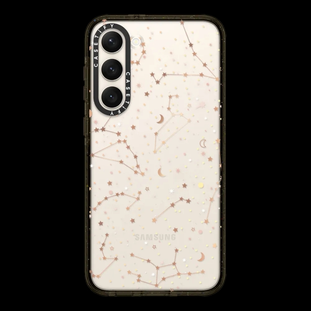 Casetify Space Pattern/Gold Star & Moon Universe Case for Samsung Galaxy S23+